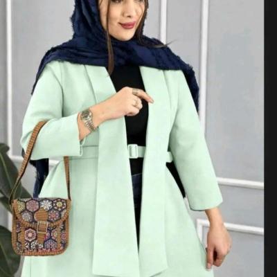 مانتو کتی زنانه کرپ مدل عروسکی